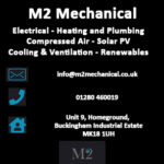 Advert for M2 Heating & Plumbing, Gold Sponsors of Sports Shots sportsshots.org.uk